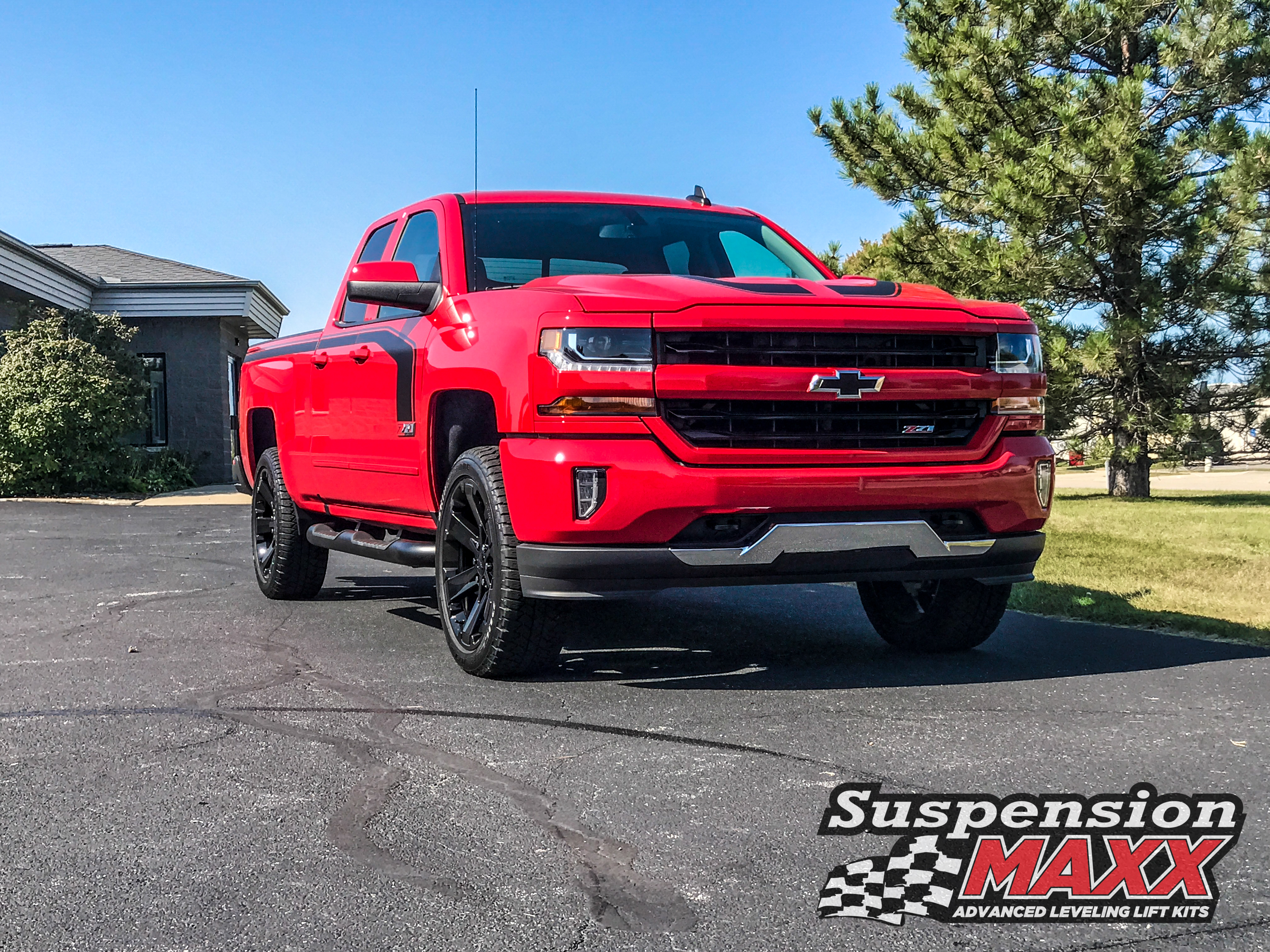 2.5" Front Leveling Lift Kit  Red For 2007-2017 Chevy Silverado1500 GMC Sierra
